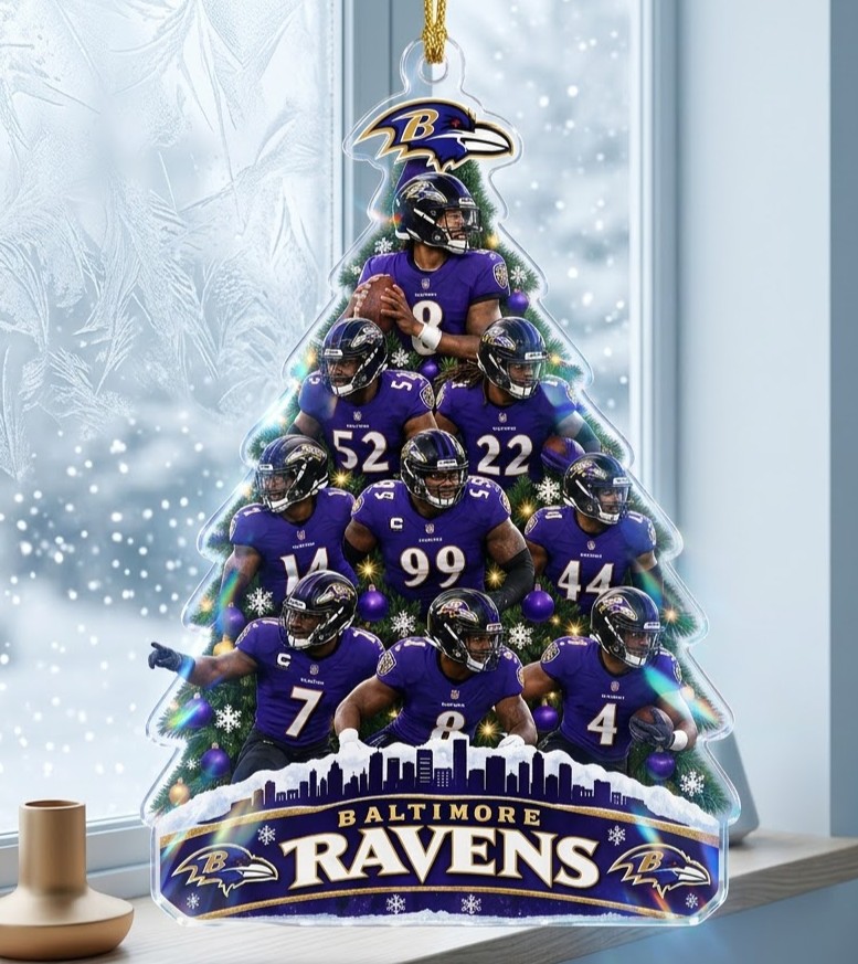 Team Spirit Acrylic Christmas Ornament, UV-Printed